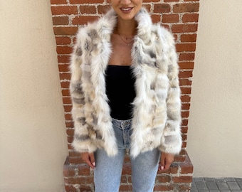 Golden Fox Fur Jacket