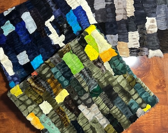 Fun Colors  Fox Fur Pillow Case (Both Sides with Fur)