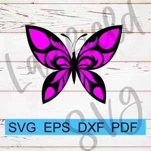 Butterfly svg, Butterfly cut file, Pretty butterfly, Butterfly (svg, eps, dxf, pdf) Descarga digital