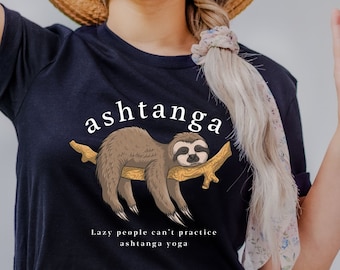 Ashtanga Yoga Shirt, K. Pattabhi Jois Quotes - Unisex Soft and Comfortable T-shirt.