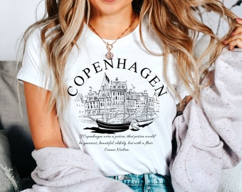 Copenhagen Shirt, Denmark T-shirt, Connie Nielsen Quotes, Unisex Soft and Comfortable T-shirt