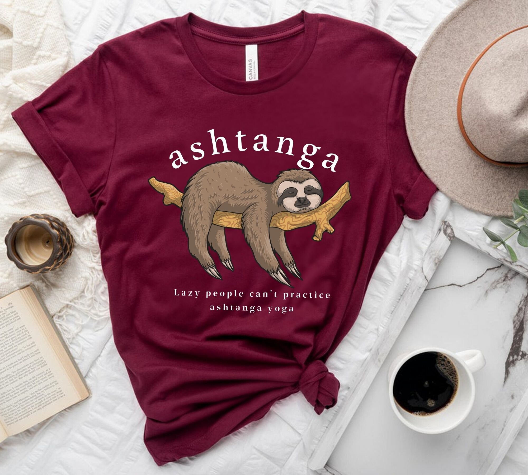 Ashtanga Yoga Shirt, K. Pattabhi Jois Quotes - Unisex Soft Ashtanga Yoga Shirt, K. Pattabhi Jois Quotes - Unisex Soft