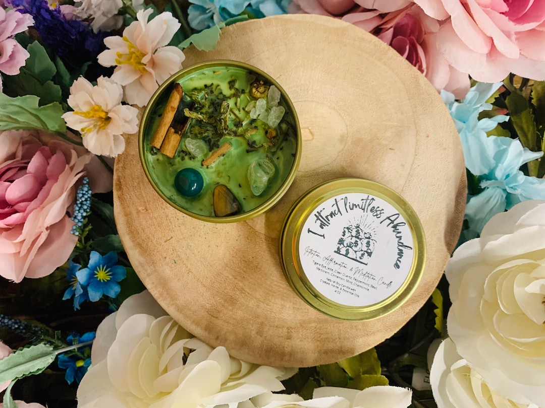Abundance and Prosperity Manifestation Candle - Etsy