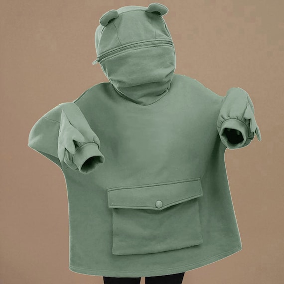 Femme Frog Hoodie Hoodied Oversized Hoodie Kawaii Hoodie - Etsy France