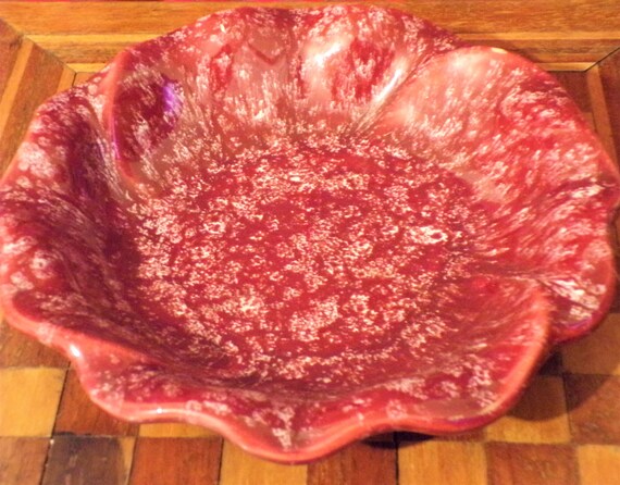 工芸品 1960s Strehla Fat Lava Bowl Fat Lava glazed ceramic by Strehla Keramik, 1970s | intOndo