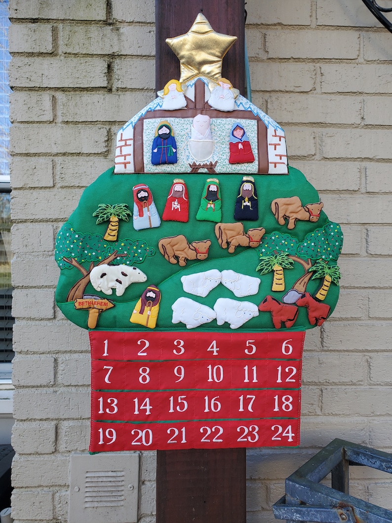 Nativity Advent Calendar Etsy