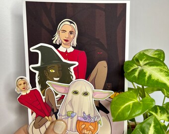 Halloween Print and Sticker Set