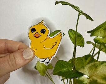 Cute little chick sticker