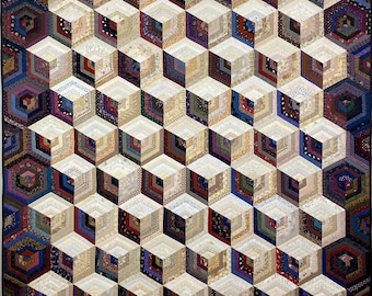 Tumbling Logs Quilt Pattern