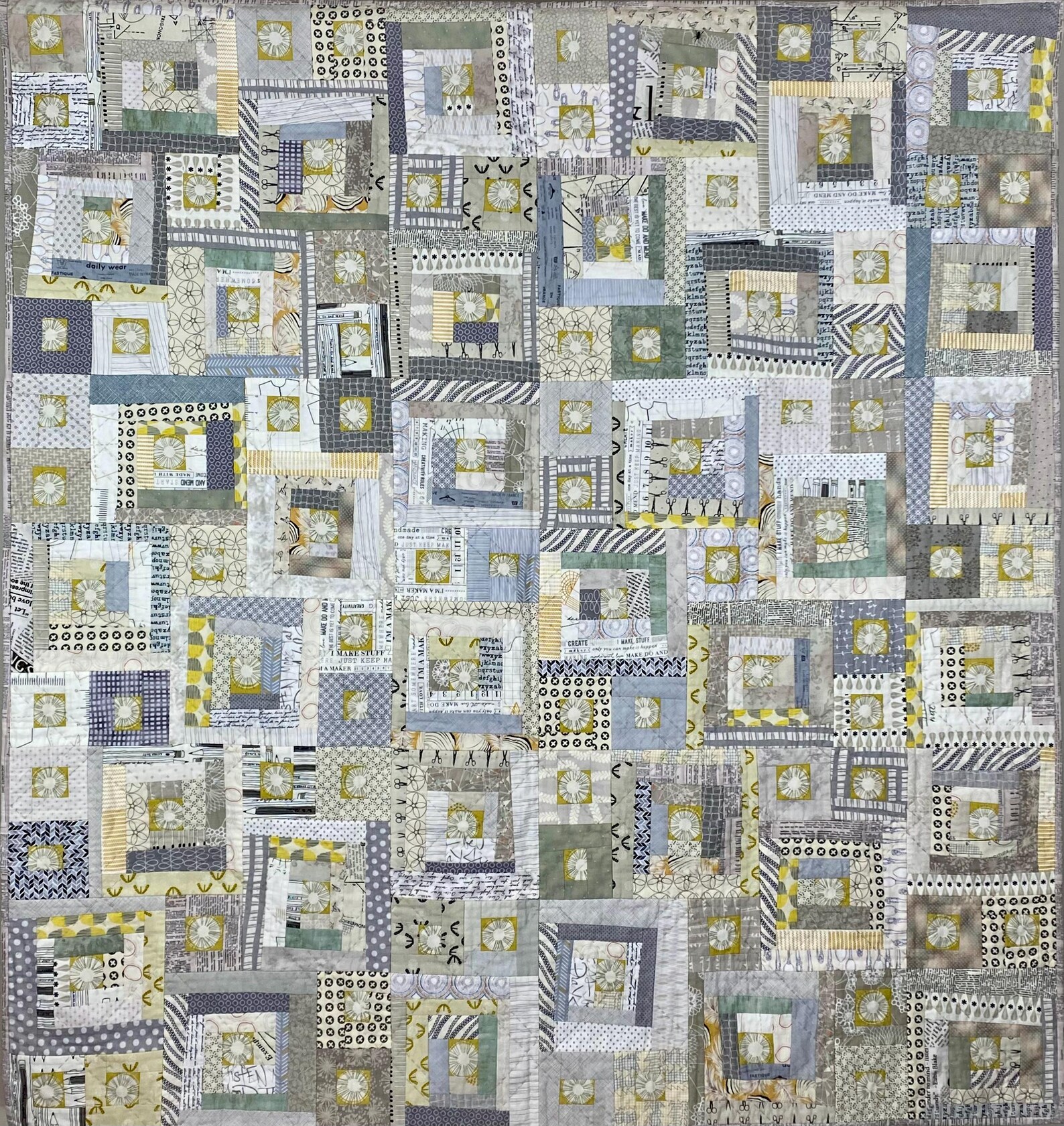 Primitive Log Cabin Quilt Pattern - Etsy