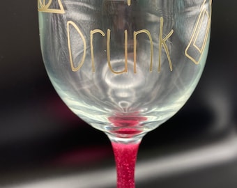 Personalised HARRY POTTER Hufflepuff Wine Glass FREE Name Engraving! 