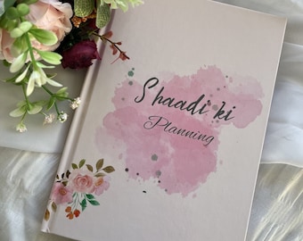 Pakistani Muslim Asian Wedding Planner | Shaadi Planning, Hardback A5