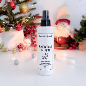 Spray extincteur Di Peti pour environnements ludiques avec étiquette personnalisable