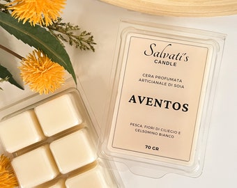 Aventos tart di soia, ispirata al famoso aftershave, una superba fragranza mondana