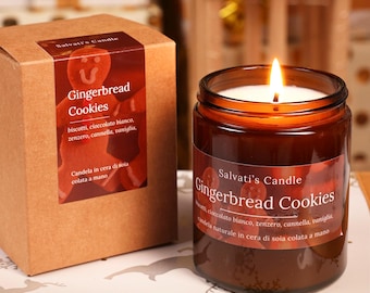 Christmas Cookie scented soy Christmas candle