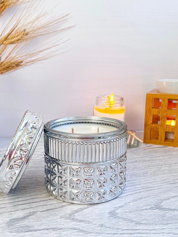 Diamond Candle Silver Color, Large Scented Candle, A Luxury Gift For  Yourself Or Your Loved Ones