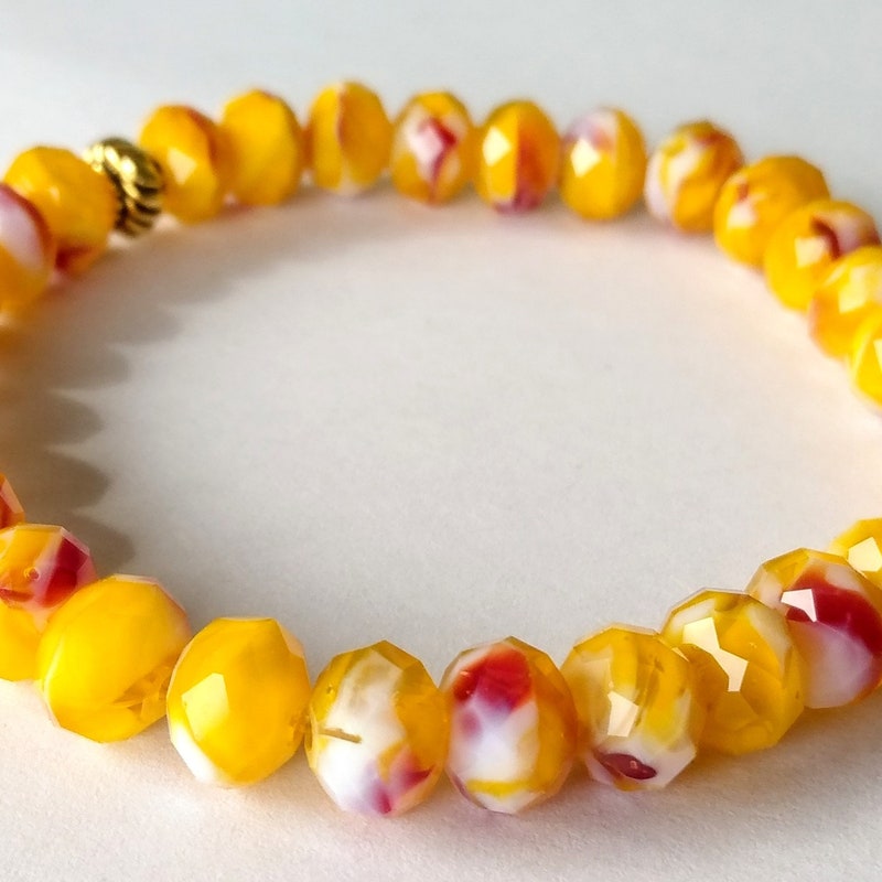 Yellow Bracelet - Etsy