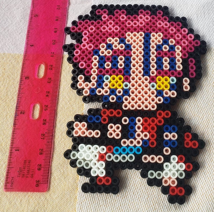 Akaza Anime Perler Bead Etsy