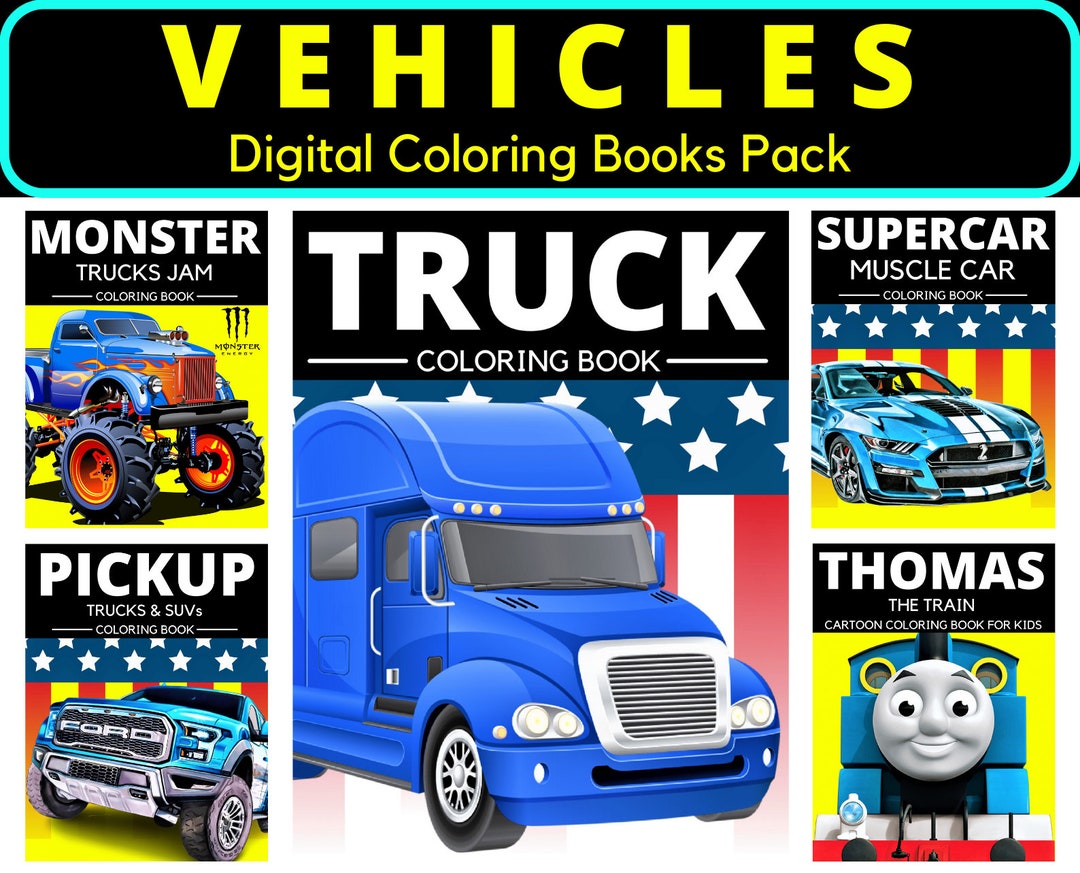 Truck Construction Coloring Book: Truck Coloring Books for Boys, Truck  Books, Little Blue Cars, Christmas Coloring Books, Truck Books for Toddler,  Tru (Paperback)