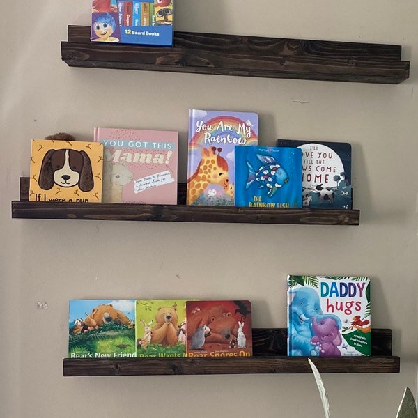 Floating Bookshelf Etsy