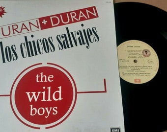 Duran Duran – The Wild Boys = Los Chicos Salvajes (Wilder Than Wild Boys)  (Aun Mas Savajes) (Version Larga) Mega Rare 12" Pomo RADIO DJ LP