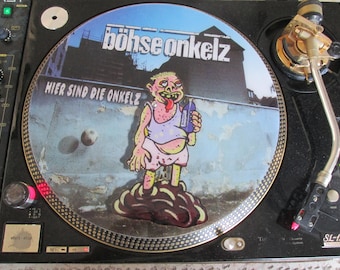 Böhse Onkelz - Hier Sind Die Onkelz 12" Picture Disc Rare LP
