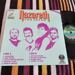 Nazareth The Catch / Party Down Ultra Rare 12 Mexico Promo LP image 2