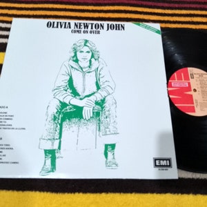 Olivia Newton-John Ven Conmigo Come On Over / Jolene Jolene Ultra Rare 12 Mexico Promo LP image 2