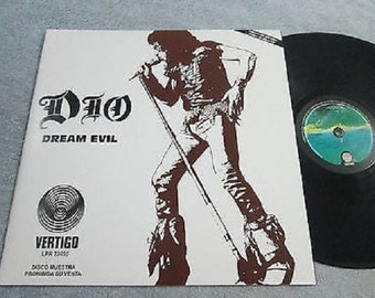 Dio - Dream Evil Vinyl LP - 1987 Mexico Promo