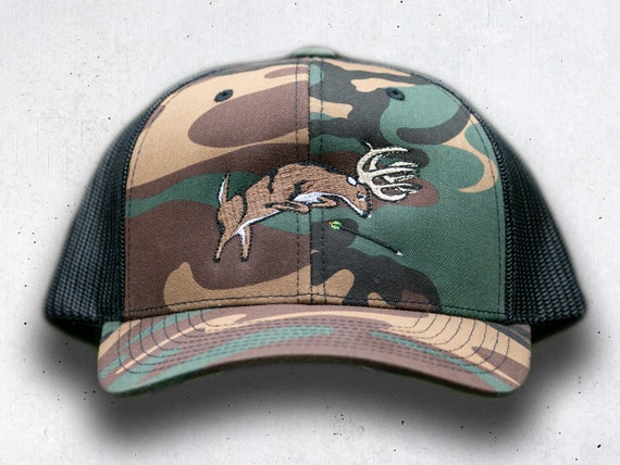 Bowhunter Snapback, Deer Hunting Hat, Old School Deer Hunting Hat