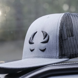 Recruits Logo Snapback, Deer Hunting hat, richardson hunting hat, deer track hat, deer hoof print, hats for hunters, gifts for hunters, hunt