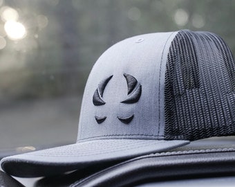 Recruits Logo Snapback, Deer Hunting hat, richardson hunting hat, deer track hat, deer hoof print, hats for hunters, gifts for hunters, hunt