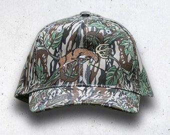 Bowhunter Snapback, deer hunting hat, old school deer hunting hat, bow hunter, archery hunting, deer embroidery hat, deer hat with rope