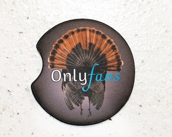 Only Fans Vehicle Coaster, Turkey Hunting, Turkey Coaster, Car Coaster, outdoor coaster, neoprene coaster, custom coaster, only fans turkey