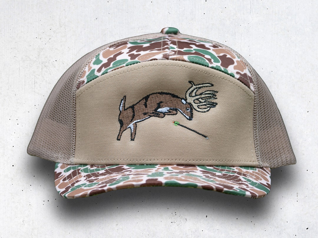 Casquette snapback camionneur vintage Bowhunter camouflage maille cerf