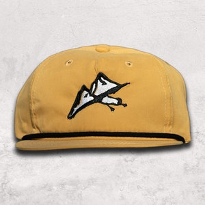 Rocky Mountain Waterfowl Mustard SnapBack,Waterfowl hat, hunting hat, hunting hat, Colorado hat, camo SnapBack, goose hunting hat, rope hat