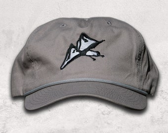Rocky Mountain Waterfowl Charcoal SnapBack,Waterfowl hat, hunting hat, hunting hat, Colorado hat, camo SnapBack, goose hunting hat, rope hat