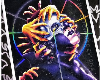 Ghost Lachryma Iridescent Foil Art Print | Papa Perpetua | Papa V