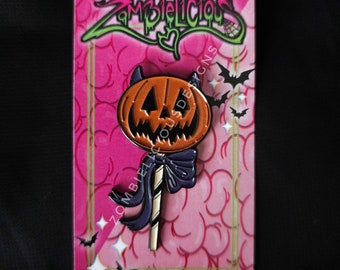 Halloween Pumpkin Pin | Soft Enamel Pin | Jack O Lantern | Spooky Cute