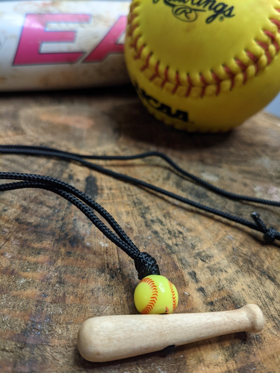 Softball Necklace// Club Ball// College Softball// Paracord Etsy