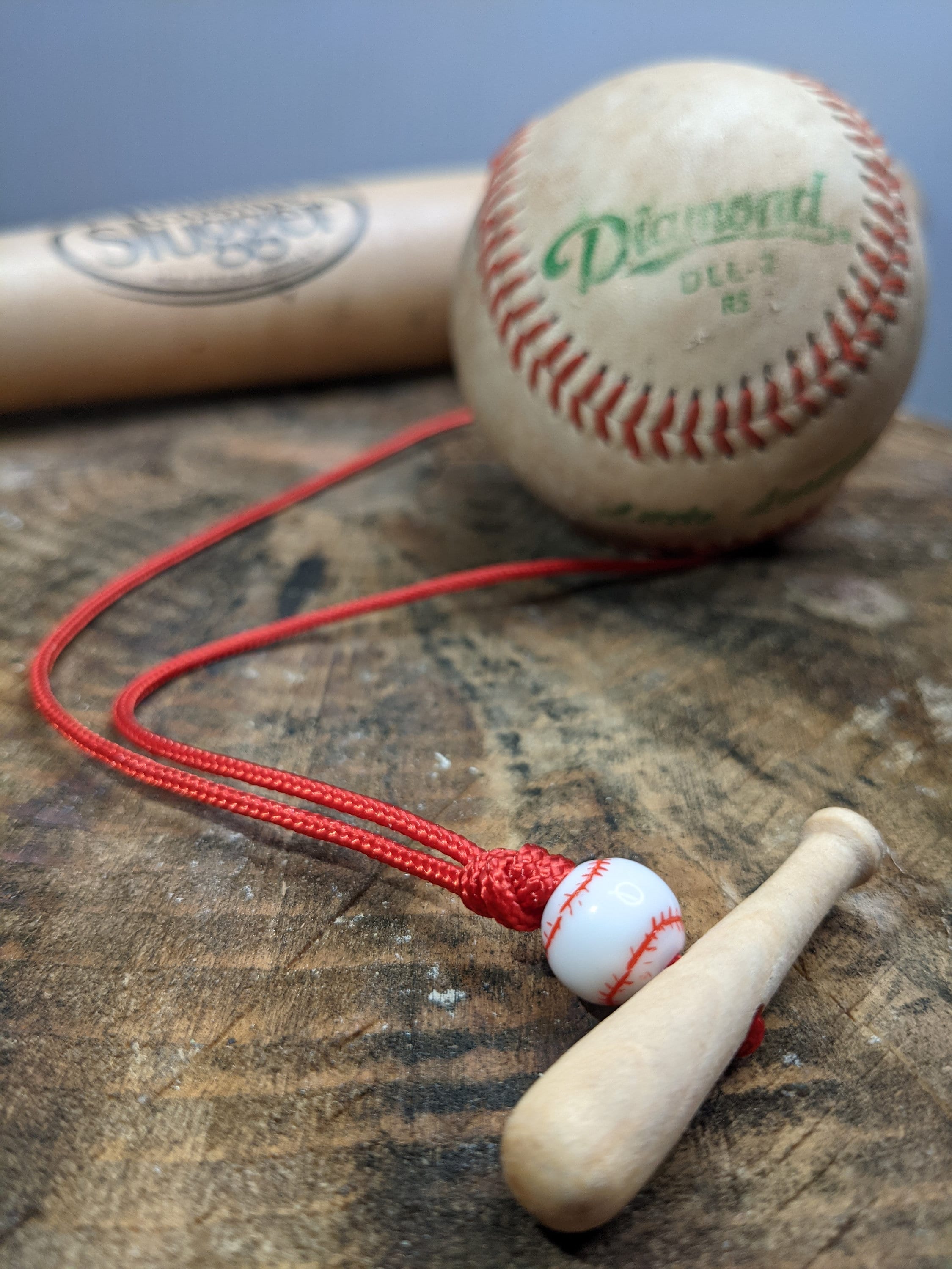 Baseball Adjustable Necklace// Baseball// Club Ball// College Baseball// the Show// Paracord