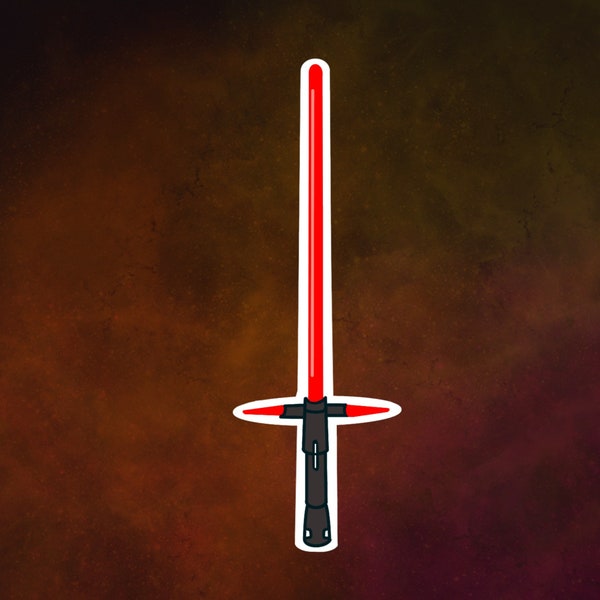 Kylo Ren Lightsaber Sticker