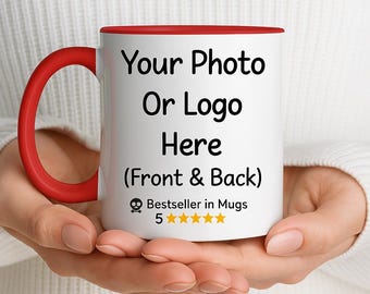 Taza de café con foto personalizada, regalo personalizado, tazas de café para oficina