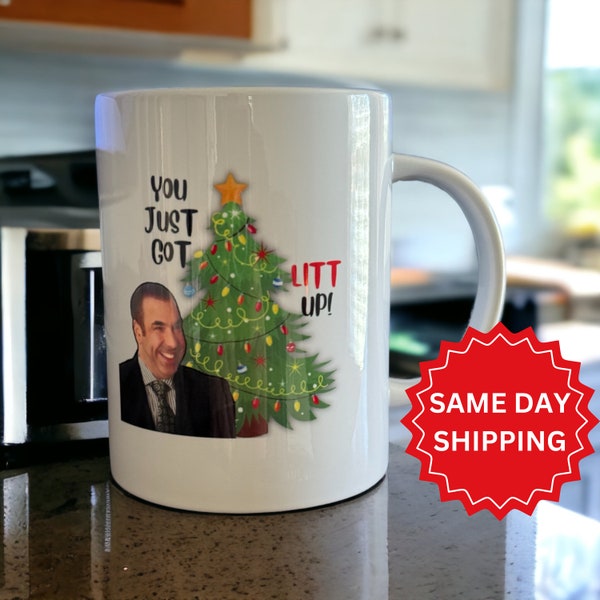 You Just Got Litt Up! Coffee Mug - Bold and Humorous Suits Mug