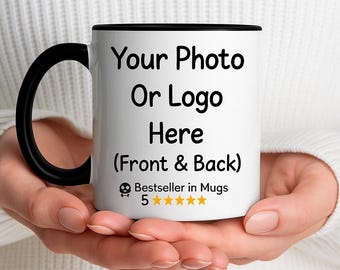 Taza de café con foto personalizada, regalo personalizado
