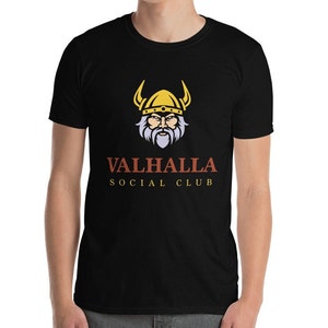 Valhalla Social Club Shirt | Valhalla T-Shirt * Nordic Gifts * Ragnarok * Vikings Shirt * Hoodie * Sweatshirt * Women&#39;s Tee * Unisex Shirt