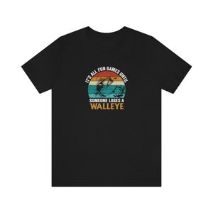 Walleye Fishing For Men Long Sleeve T-Shirt - Monsterry