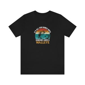 Walleye Angelshirt | Walleye Fisch Geschenk * Eis Angeln Shirt * Walleye Geschenke * Walleye T-Shirt * Ehemann * Opa Angeln T-Shirt