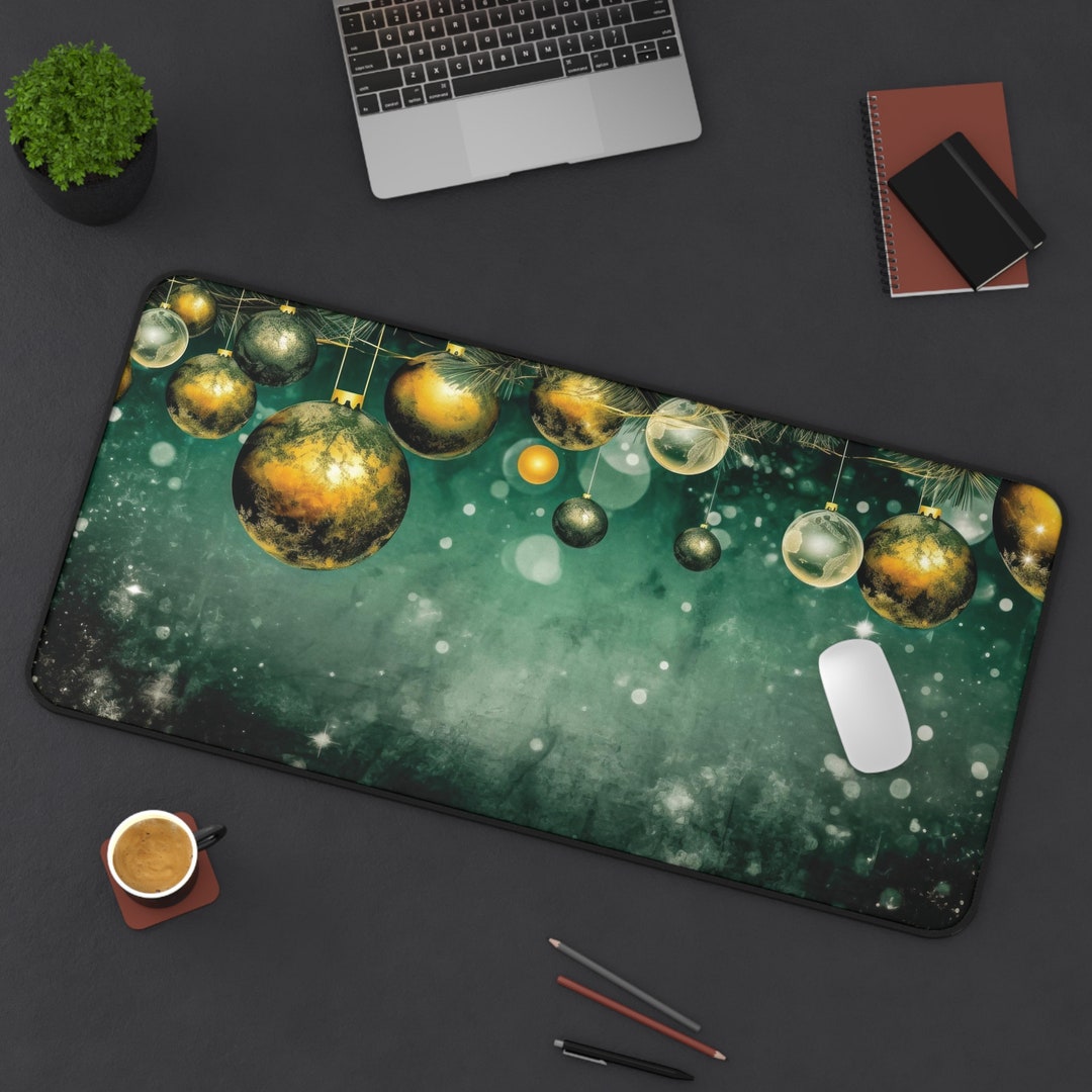 Holiday Office Decor for Christmas Decoration Extended Desk Mat Gift