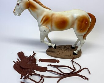 Gabriel - 1973- Lone Ranger Action Figure & Horse 